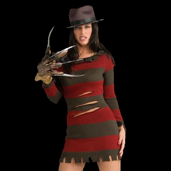 Freddy Krueger Female Costume - Halloween.