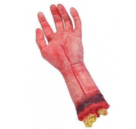 Taille réelle sanglante main coupée - Taille de la vie