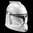 Klon Trooper Helmet Sternkriege Anzeige verwendet
