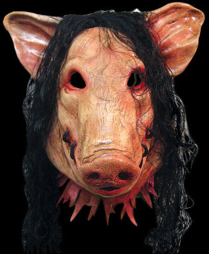 Saw Schwein Horror-Maske - Deluxe Version