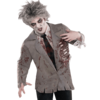Zombie-Shirt-Kostüm mit Knochendetail - Horrorkostüm