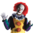 Pennywise clown IT costume and pennywise IT Clown mask