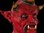 Tri horn the devil Latex horror mask - Halloween