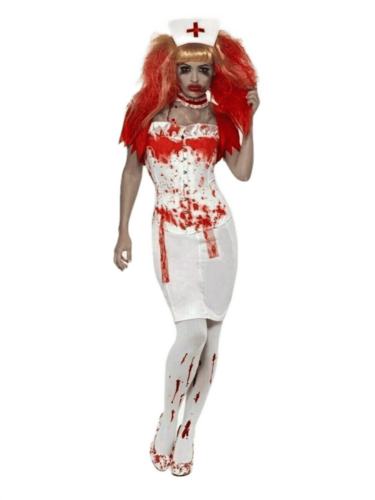 Zombie bloody nurse horror costume - Halloween horror