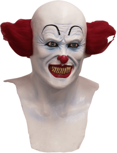 PENNYWISE the IT deluxe clown mask movie Reduced Was £60
