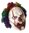 THE CLOWN latex horror movie Joker mask deluxe - CLOWN