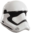 Casco de la máscara de Storm trooper
