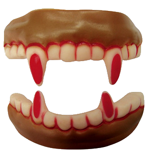 Monstruo horror vampiro dientes colmillos