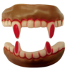 Monstruo horror vampiro dientes colmillos