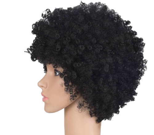 Afro wig curly black afro wig full head hair