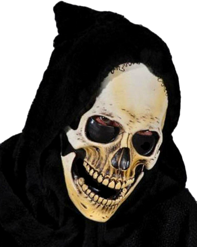 Grim reaper mask with hood - Halloween