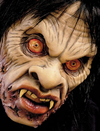 'Voo doo' living dead zombie horror mask - Halloween