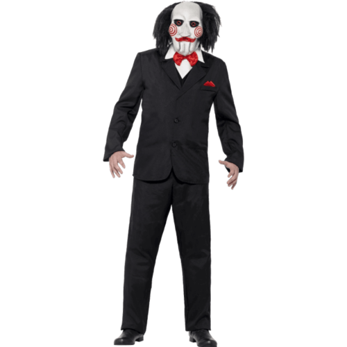 SAW Billy puppet costume and latex movie mask - BILLY SAW