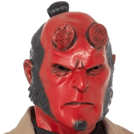 Hellboy full head latex movie mask Golden Army - HELLBOY