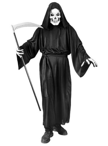 El Grim Reaper vestuario incluyendo máscara
