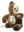 Cuddly dead bear corpse gory latex skeleton - HORROR TEDDY
