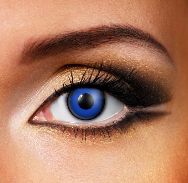 blauer Elf Ein Paar kosmetische Kontaktlinsen