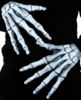 Squelette Reaper os des mains gants