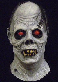 Der weiße ghoul Latex Horror-Maske