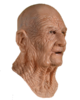 Der ältere realistisch Greis Maske Kopf Maske