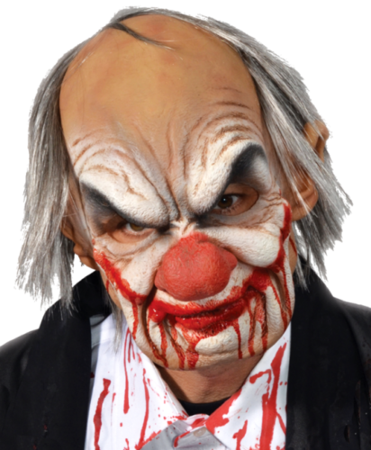 Smiley masque de clown réaliste bouche Moving -  réaliste