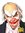 Smiley clown mask with Moving mouth soft latex movie mask