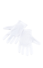 One pair of adult white gloves for clowns phantoms - Halloween