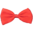 Bow tie Red Bowtie dickie bow movie costume tie - RED