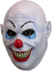 lächelndes Gesicht böse Clown Maske - Halloween