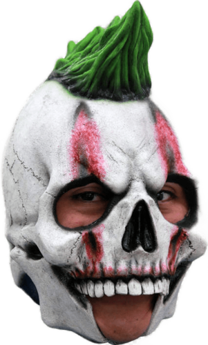 Skull punk chin strap horror mask - Horror mask Skull