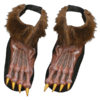 Hairy Monster Werewolf feet shoe covers - Halloween feet