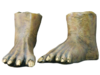 Monster / zombie feet shoe covers - Halloween