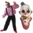 costume da clown horror clown include la maschera da clown