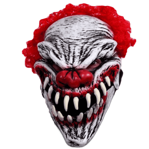 Clown mask Last Laugh Curly - Moving mouth movie mask - Was £90