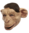 Brown chimp - Ape face mask