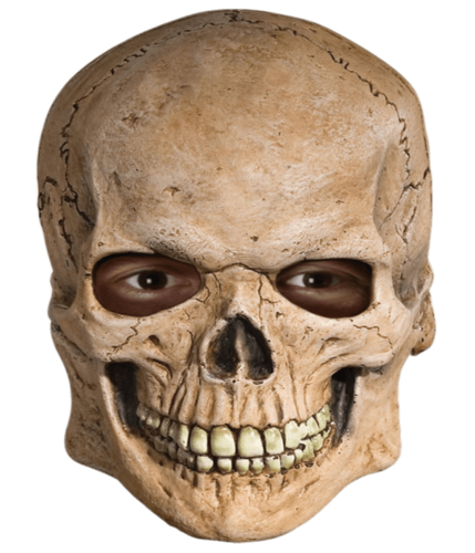 Schädel Kopf voller Skelett Horror-Maske Skelett