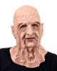 Grandad wrinkly OLD PERSON mask full head thick latex