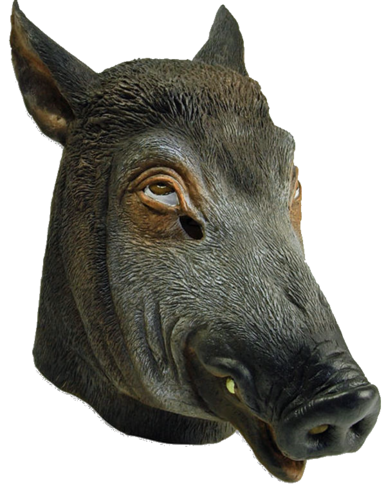 Boar - Latex animal mask - boar - latex animal mask -  boar