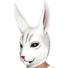 máscara de conejo cabeza de animal cabeza completa hecha de látex