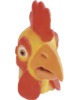 Máscara de látex Animal - Máscara de animal de pollo