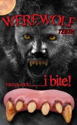 Dents d'horreur  - dentiers / Crocs - werewolf