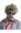 Short mens realistic zombie wig - zombie grey green wig