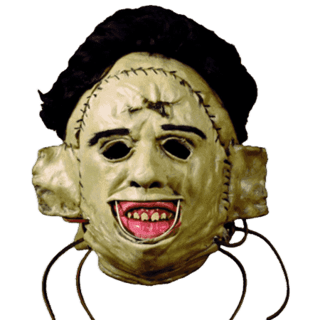 Réplique masque Leatherface 1974 Massacre à la tronçonneuse