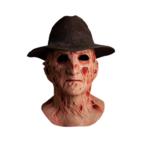 Freddy Krueger Mask deluxe with hat  - Nightmare elm street 4
