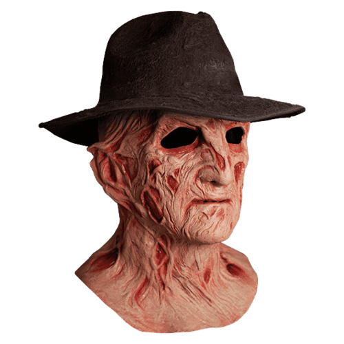 Nightmare on elm st 4 Freddy Krueger mask and Fedora hat - TOTS