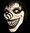lachende Jack Creepypasta Clown Maske - Horrormaske