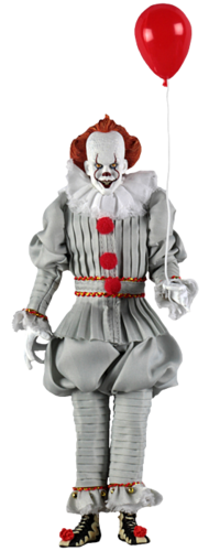 Pennywise It (2017) clothed 8” clown action figure