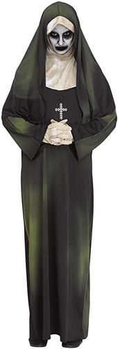 Disfraz de Halloween de monja postulante poseída