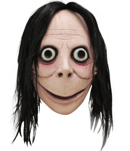 Masque d'horreur en latex Creepypasta Momo
