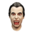 maschera di Dracula dell'orrore del martello Christopher Lee